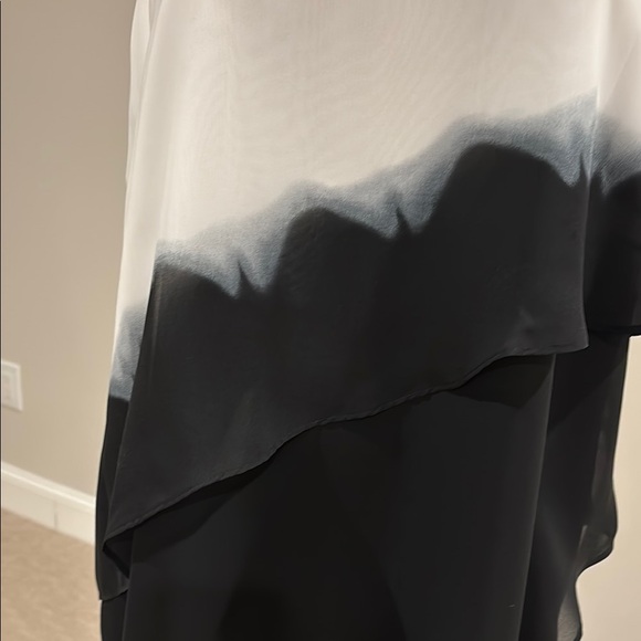 Alfani Black and White Layered Blouse - Picture 3 of 7